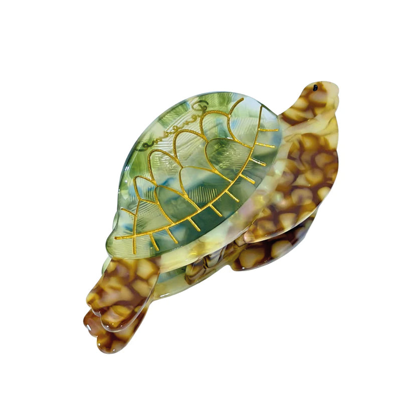 HAIR CLIP RENESME BERNA 2.0 - TORTUGA VERDE Y MARRÓN