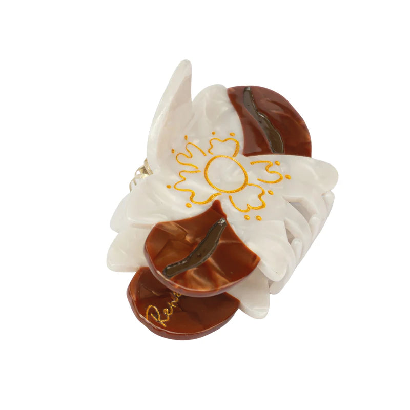 HAIR CLIP RENESME CARAMANTA - FLOR DE CAFÉ
