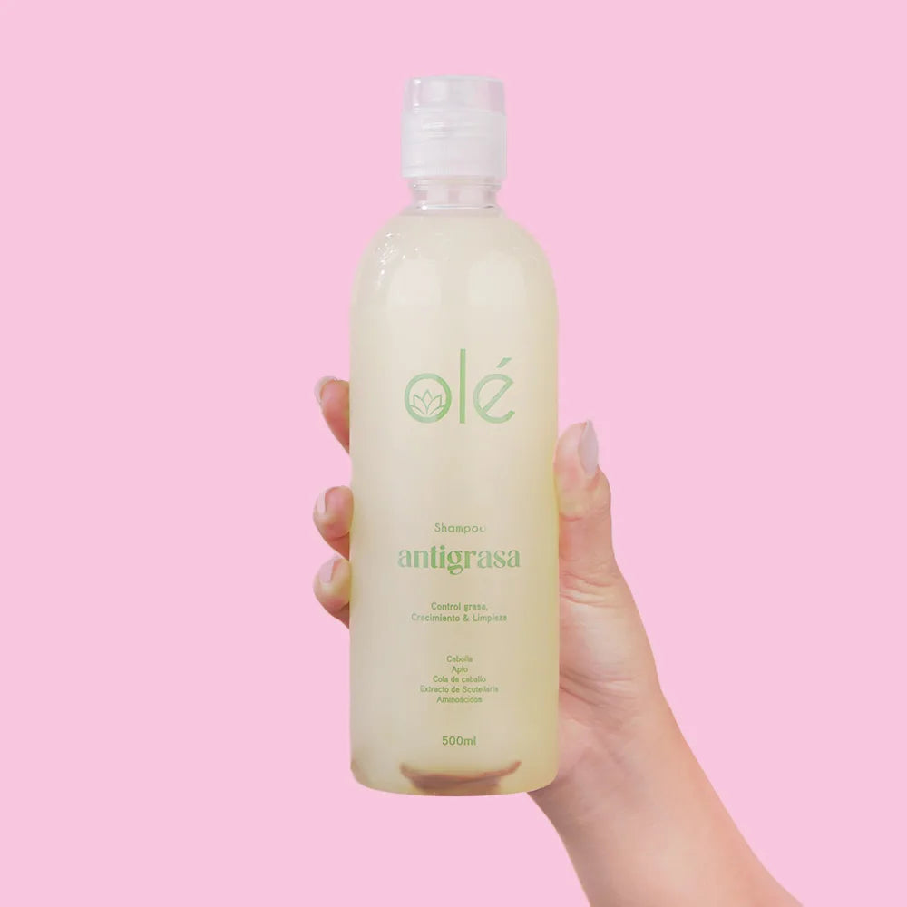 SHAMPOO ANTIGRASA CEBOLLA Y JENGIBRE