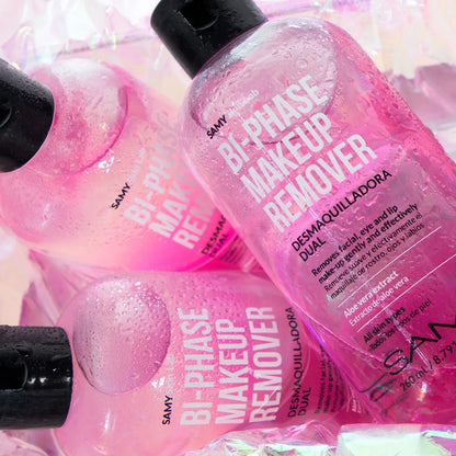DESMAQUILLANTE SAMY BIFÁSICO DUAL FUCSIA