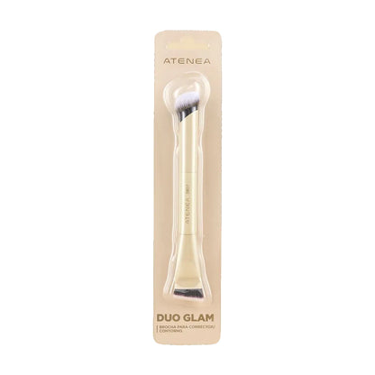 BROCHA ATENEA DUO GLAM DB07 CORRECTOR Y CONTORNO