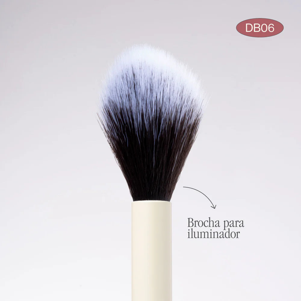 BROCHA ATENEA DUO GLAM BD06 ILUMINADOR Y POLVO SUELTO