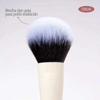 BROCHA ATENEA DUO GLAM BD06 ILUMINADOR Y POLVO SUELTO