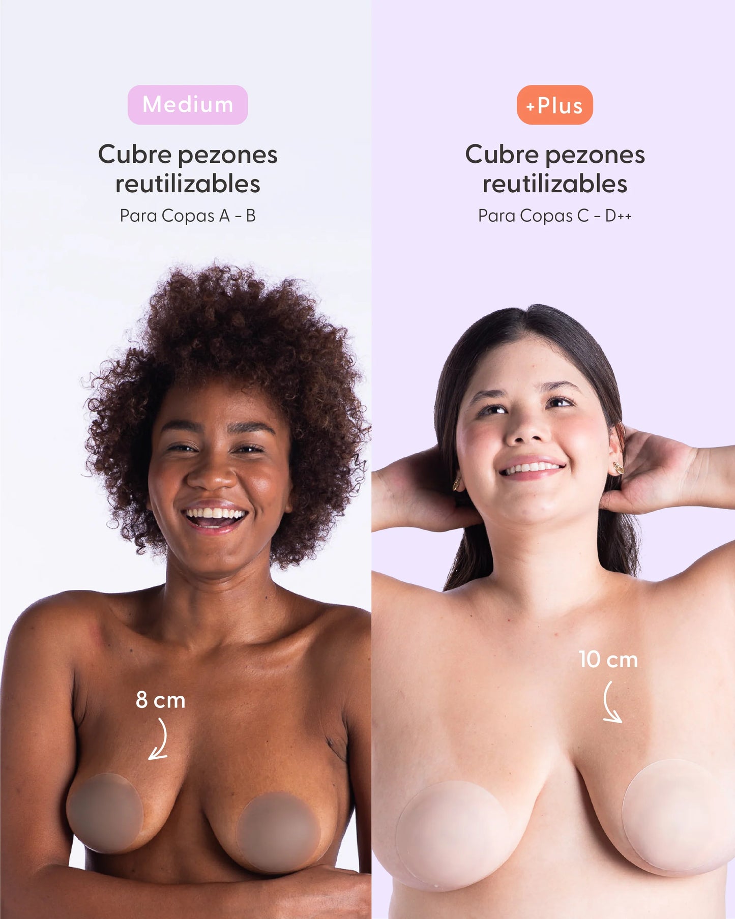 CUBREPEZONES DE SILICONA REUTILIZABLE BARE IT ALL