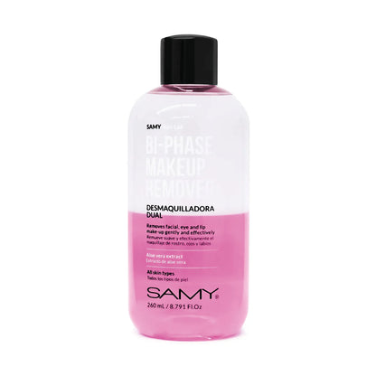 DESMAQUILLANTE SAMY BIFÁSICO DUAL FUCSIA