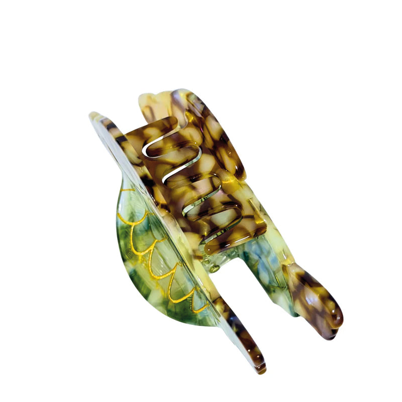 HAIR CLIP RENESME BERNA 2.0 - TORTUGA VERDE Y MARRÓN