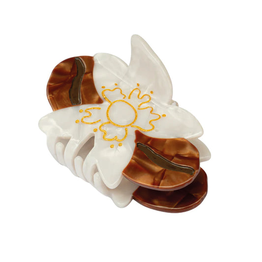 HAIR CLIP RENESME CARAMANTA - FLOR DE CAFÉ