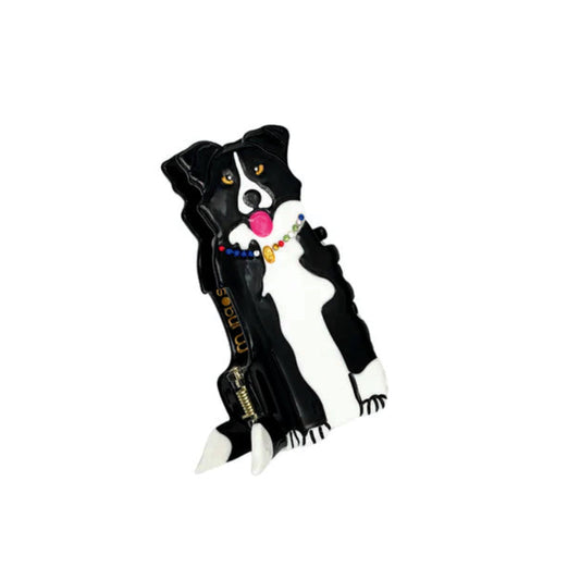 HAIR CLIP RENESME RIN RIN CORRE CORRE - PERRO BORDER COLLIE
