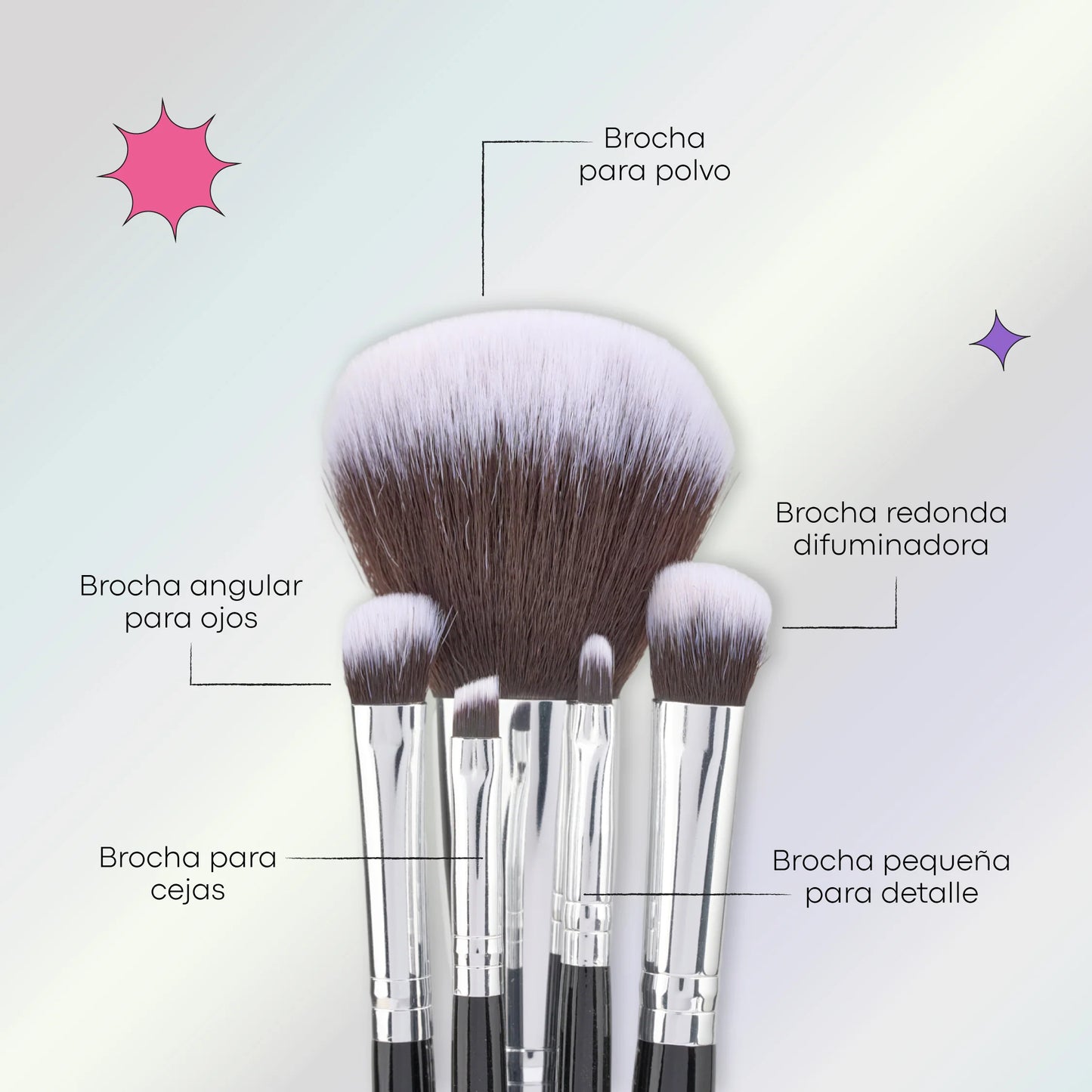 KIT DE BROCHAS X10 LULA ACADEMY