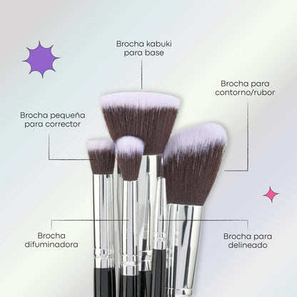 KIT DE BROCHAS X10 LULA ACADEMY