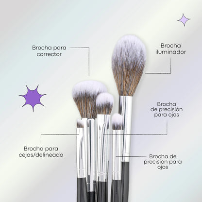 KIT DE BROCHAS X 10 LULA ECLIPSE