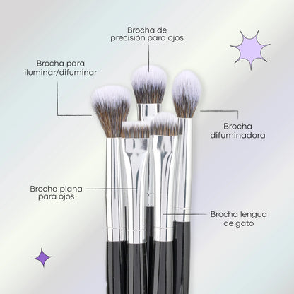 KIT DE BROCHAS X 10 LULA ECLIPSE