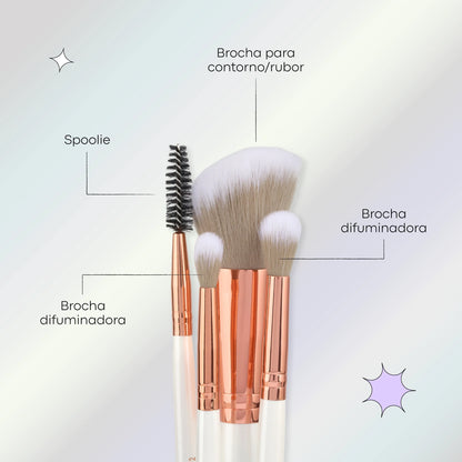 KIT DE BROCHAS X 13 LULA MARSHMALLOW
