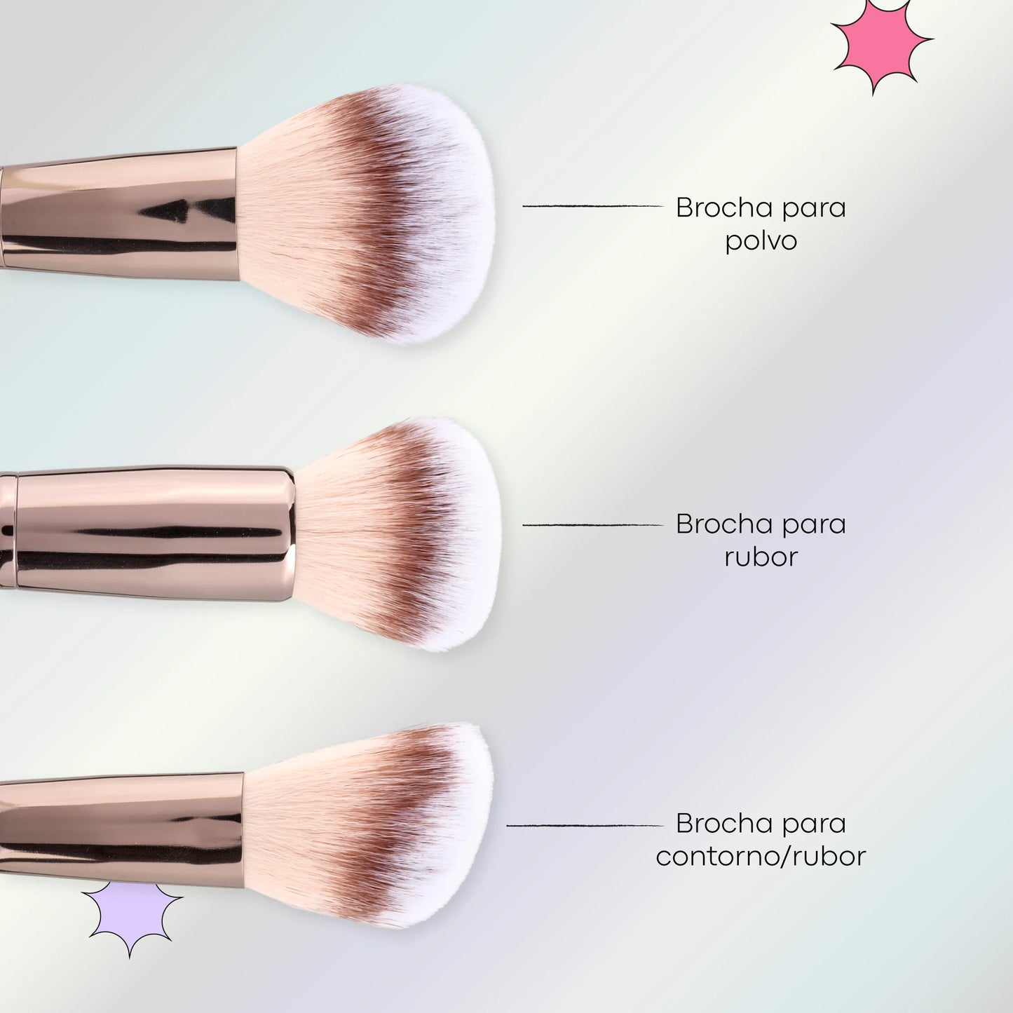 KIT DE BROCHAS X 6 LULA COOKIE