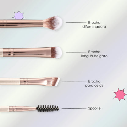 KIT DE BROCHAS X 6 LULA COOKIE
