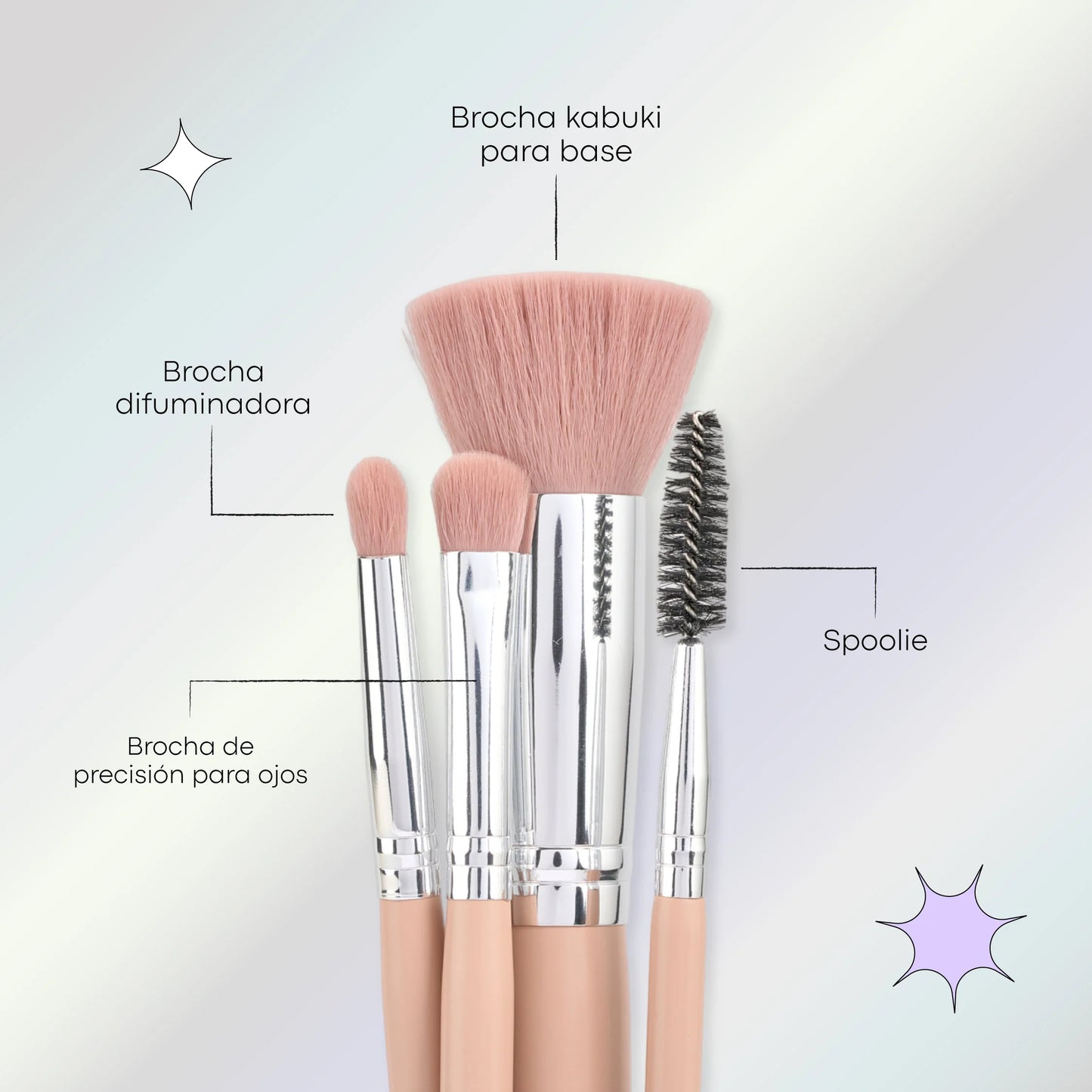 KIT DE BROCHAS X 8 LULA ROSY