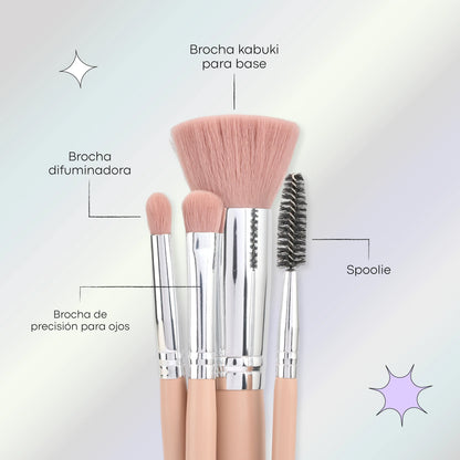 KIT DE BROCHAS X 8 LULA ROSY