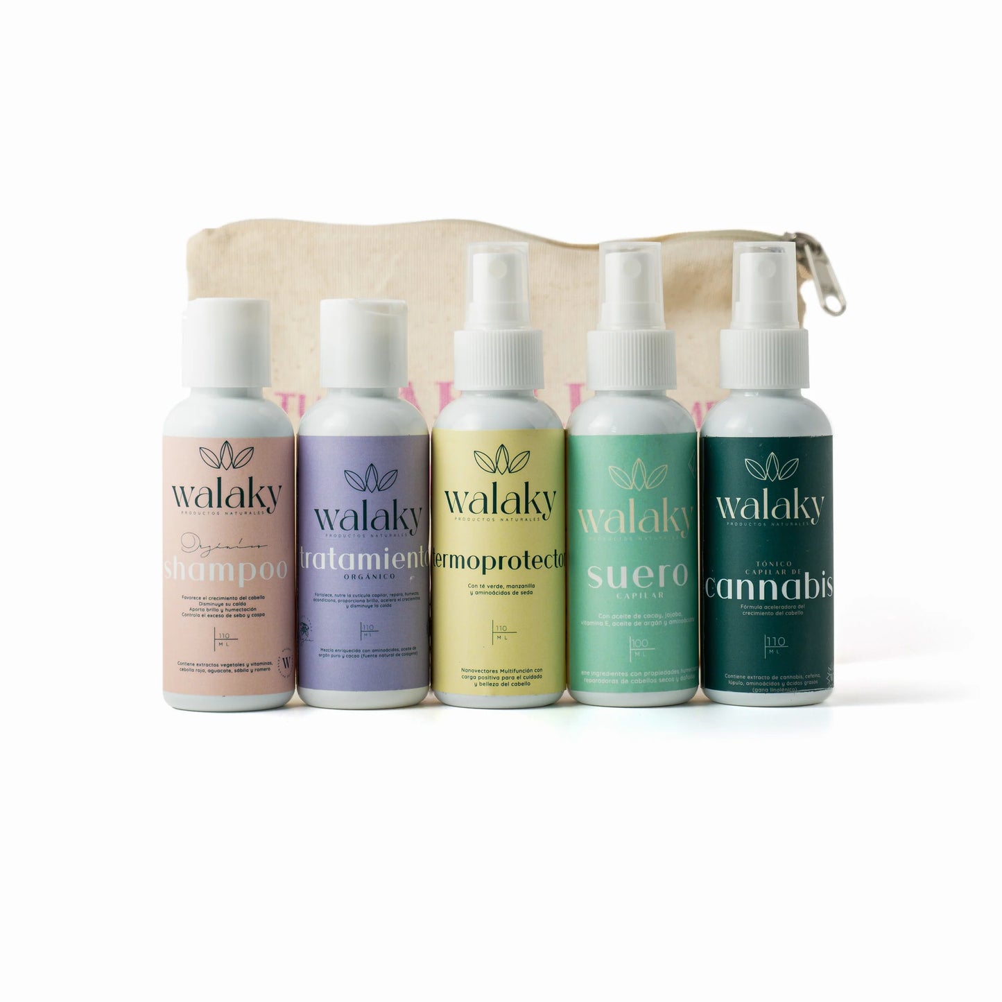 KIT VIAJERO WALAKY X 5PCS 110ML