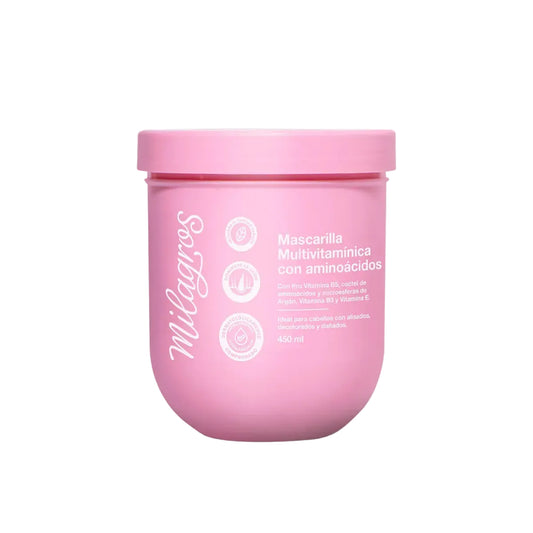 MASCARILLA CAPILAR MILAGROS MULTIVITAMÍNICA AMINOÁCIDOS