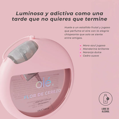 PERFUME CAPILAR FLOR DE CEREZO CON ESTUCHE