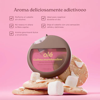 PERFUME CAPILAR GALLETA MARSHMALLOW CON ESTUCHE