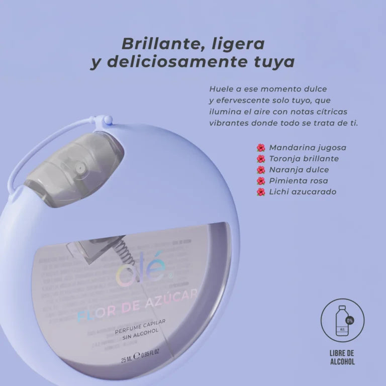 PERFUME CAPILAR FLOR DE AZÚCAR CON ESTUCHE