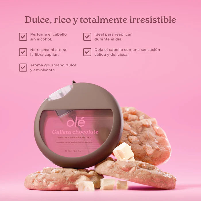 PERFUME CAPILAR GALLETA CHOCOLATE CON ESTUCHE