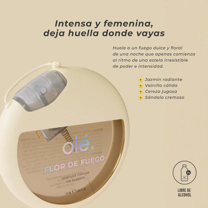 PERFUME CAPILAR FLOR DE FUEGO CON ESTUCHE