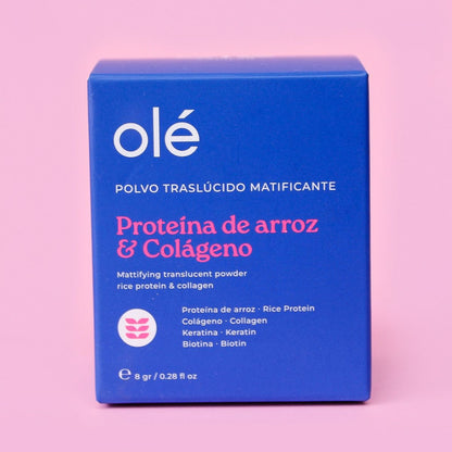 POLVO CAPILAR MATIFICANTE PROTEINA DE ARROZ Y COLÁGENO
