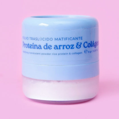 POLVO CAPILAR MATIFICANTE PROTEINA DE ARROZ Y COLÁGENO