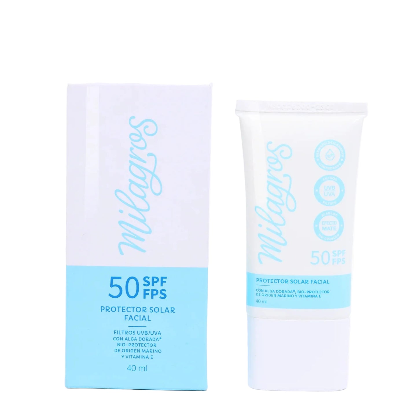 PROTECTOR SOLAR MILAGROS 50 SPF/FPS SIN COLOR