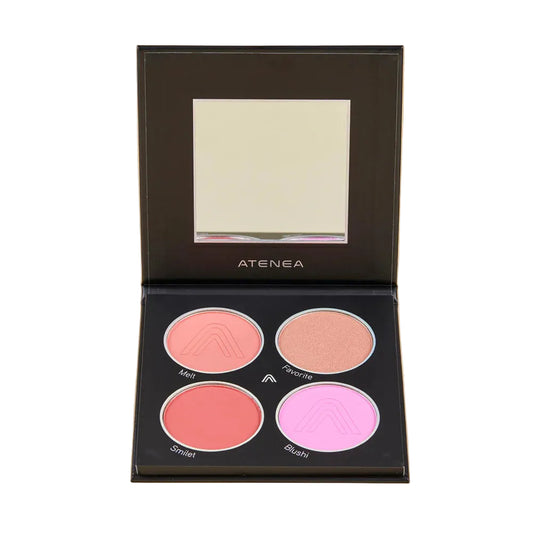 RUBOR ATENEA PALETA GLAMBLACK X4 TONOS