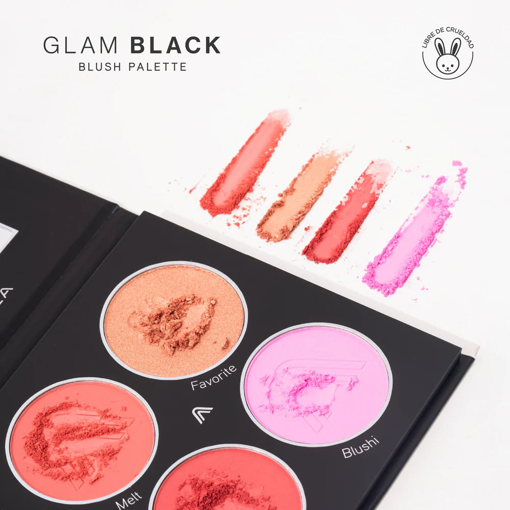RUBOR ATENEA PALETA GLAMBLACK X4 TONOS