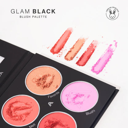 RUBOR ATENEA PALETA GLAMBLACK X4 TONOS