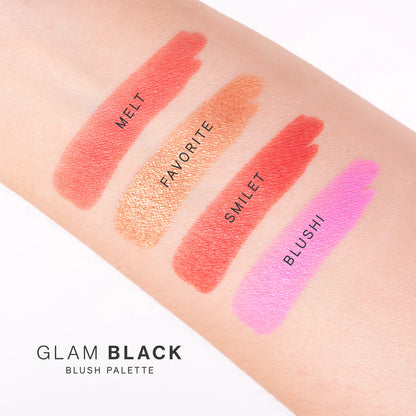 RUBOR ATENEA PALETA GLAMBLACK X4 TONOS
