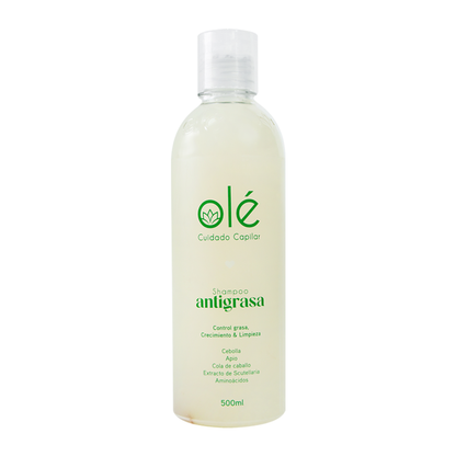 SHAMPOO ANTIGRASA CEBOLLA Y JENGIBRE