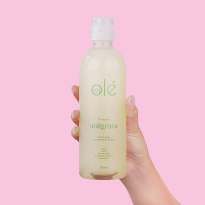 SHAMPOO ANTIGRASA CEBOLLA Y JENGIBRE
