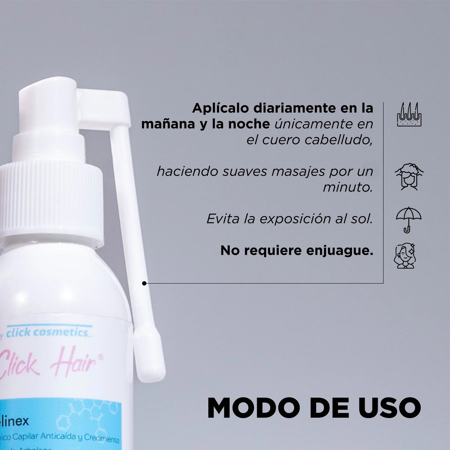 TÓNICO CAPILAR CLICK HAIR PELINEX