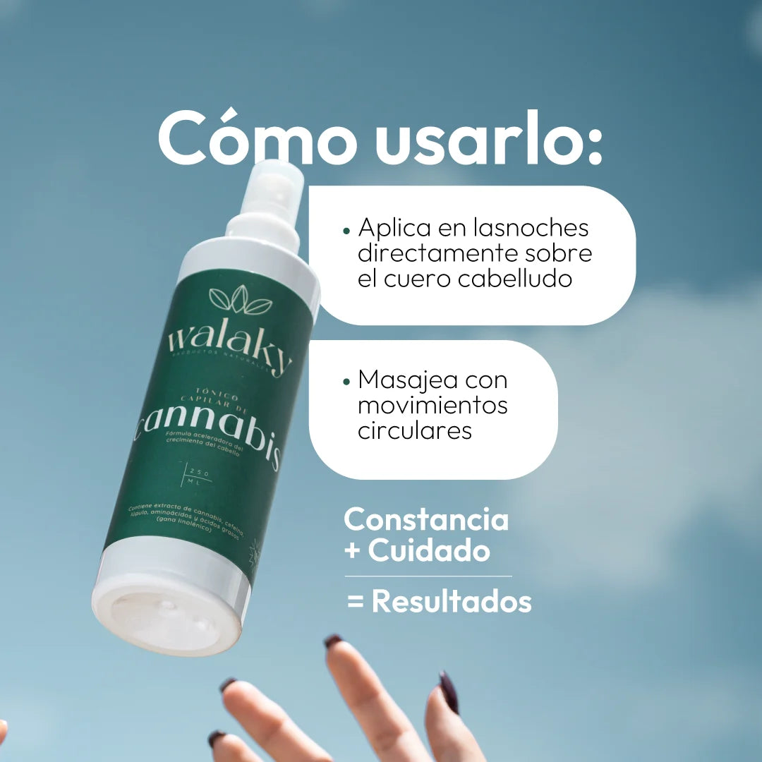 TÓNICO CAPILAR WALAKY CANNABIS