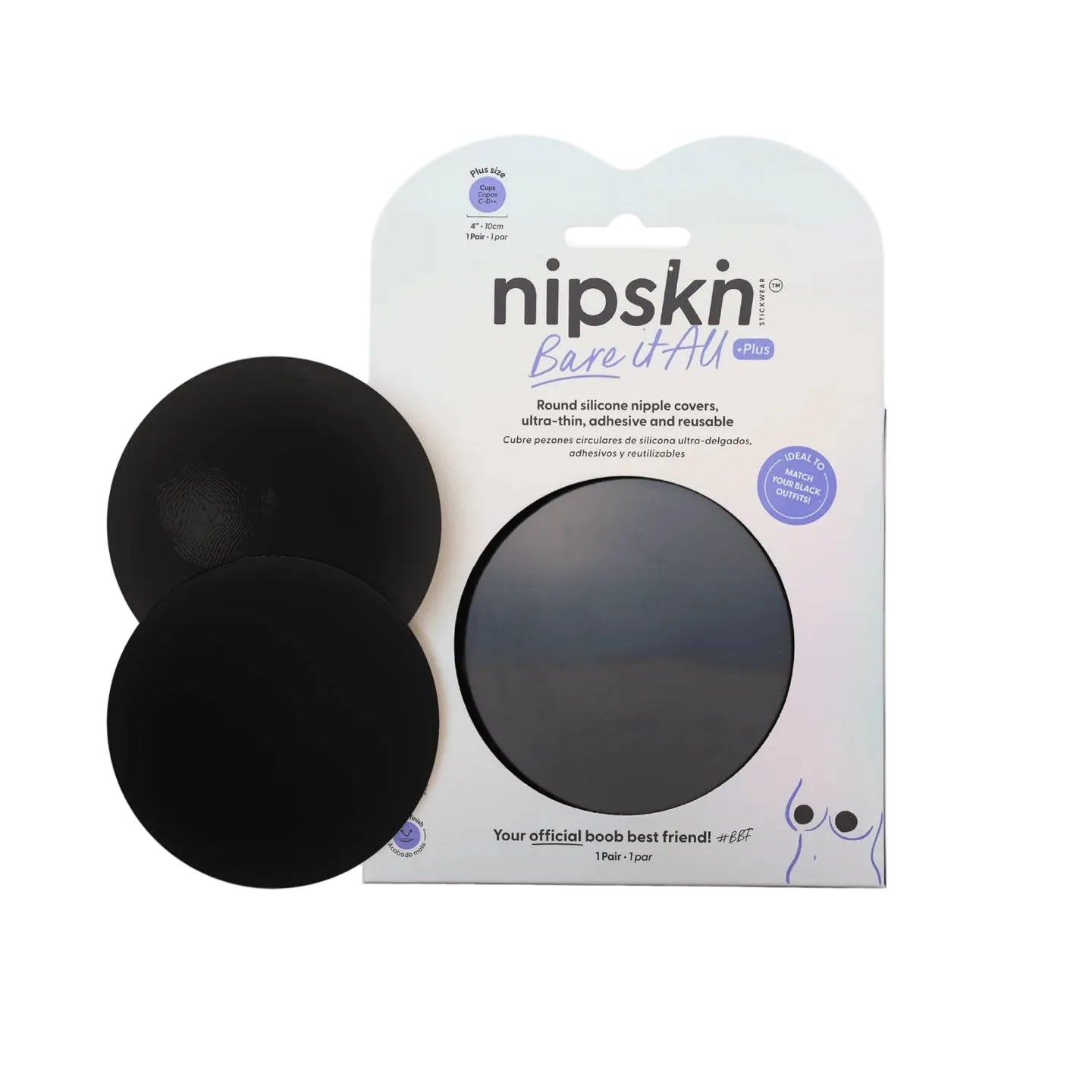 NIPCOVER NIPSKIN BARE IT ALL BLACK